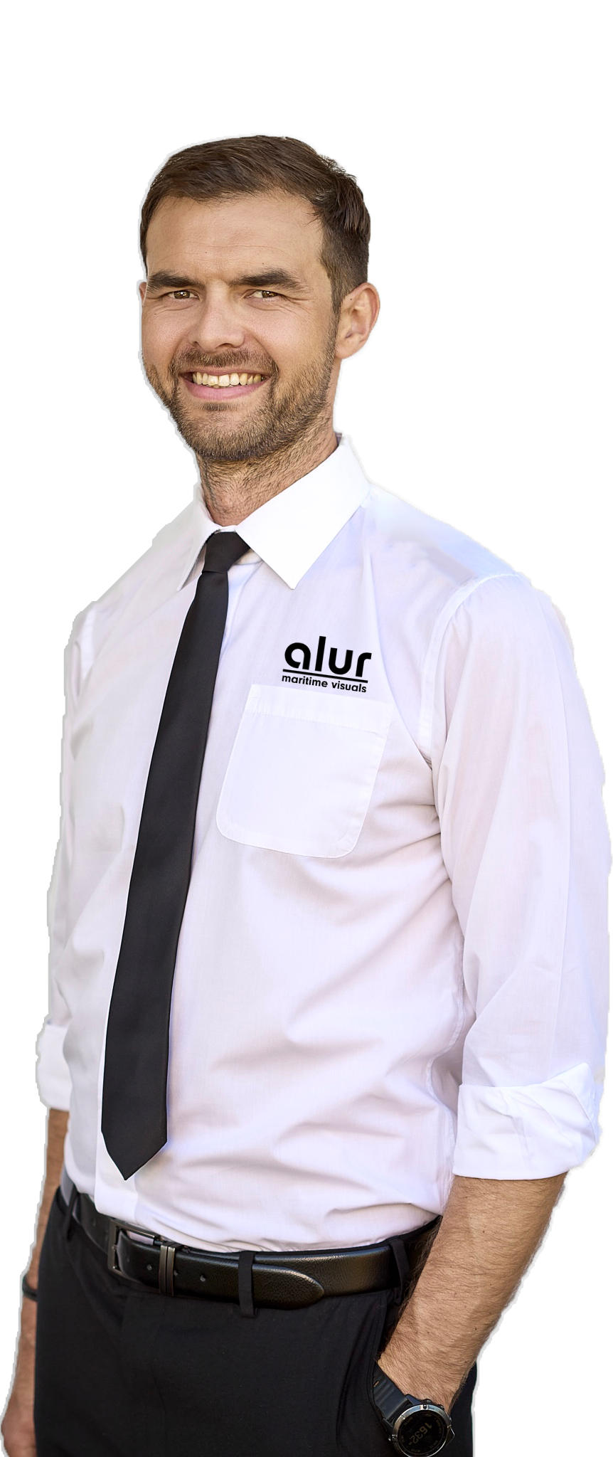 Alex in uniform